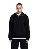 BASIC QUARTER-ZIP SWEATSHIRT