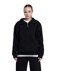 BASIC QUARTER-ZIP SWEATSHIRT