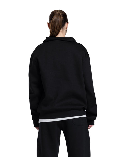 CATCH Black Quarter-Zip Hoodie