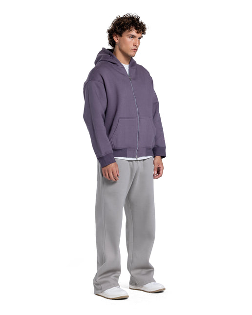 CATCH Essential Zip-Up Hoodie – Dark mauve