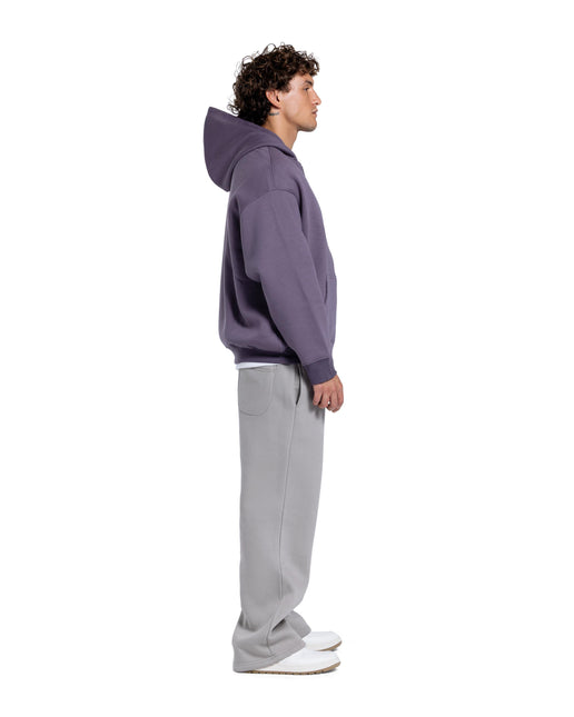 CATCH Essential Zip-Up Hoodie – Dark mauve