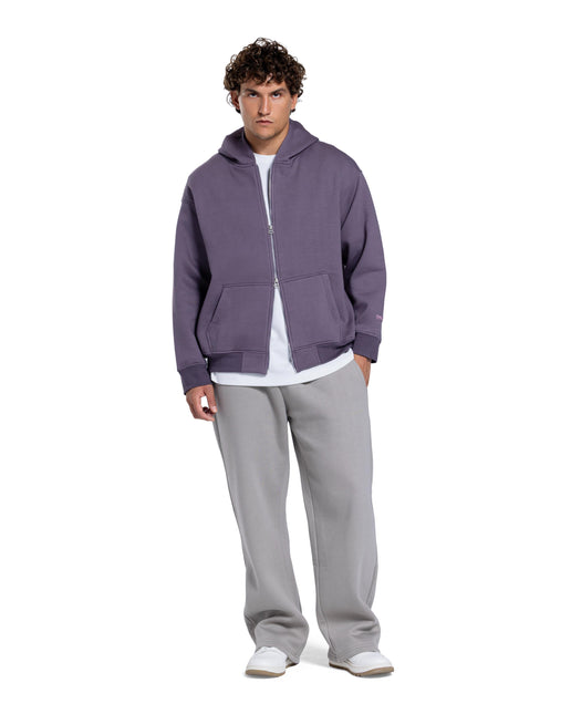 CATCH Essential Zip-Up Hoodie – Dark mauve