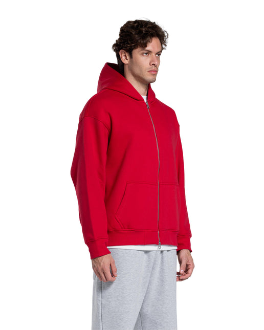 CATCH Essential Zip-Up Hoodie – Red