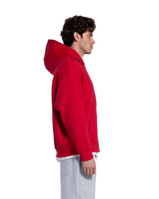 CATCH Essential Zip-Up Hoodie – Red