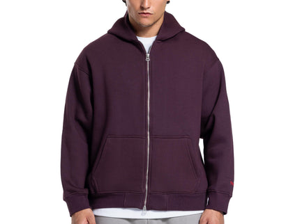 CATCH Essential Zip-Up Hoodie – Brown