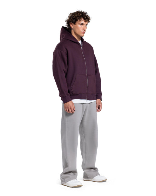 CATCH Essential Zip-Up Hoodie – Brown