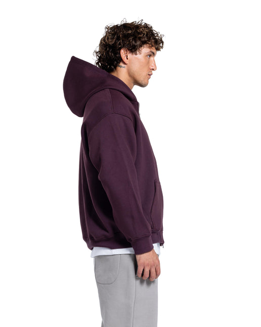 CATCH Essential Zip-Up Hoodie – Brown