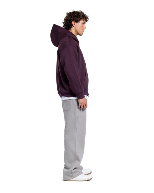 CATCH Essential Zip-Up Hoodie – Brown