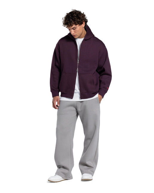 CATCH Essential Zip-Up Hoodie – Brown