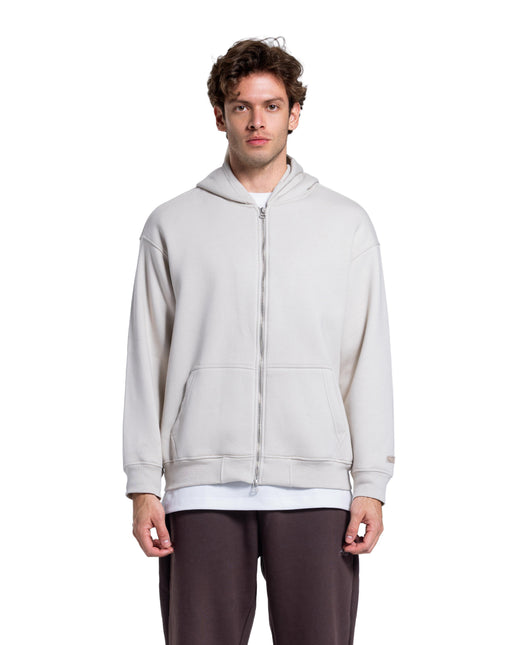 CATCH Essential Zip-Up Hoodie – Cafe