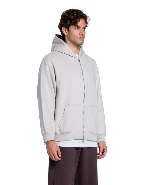 CATCH Essential Zip-Up Hoodie – Cafe