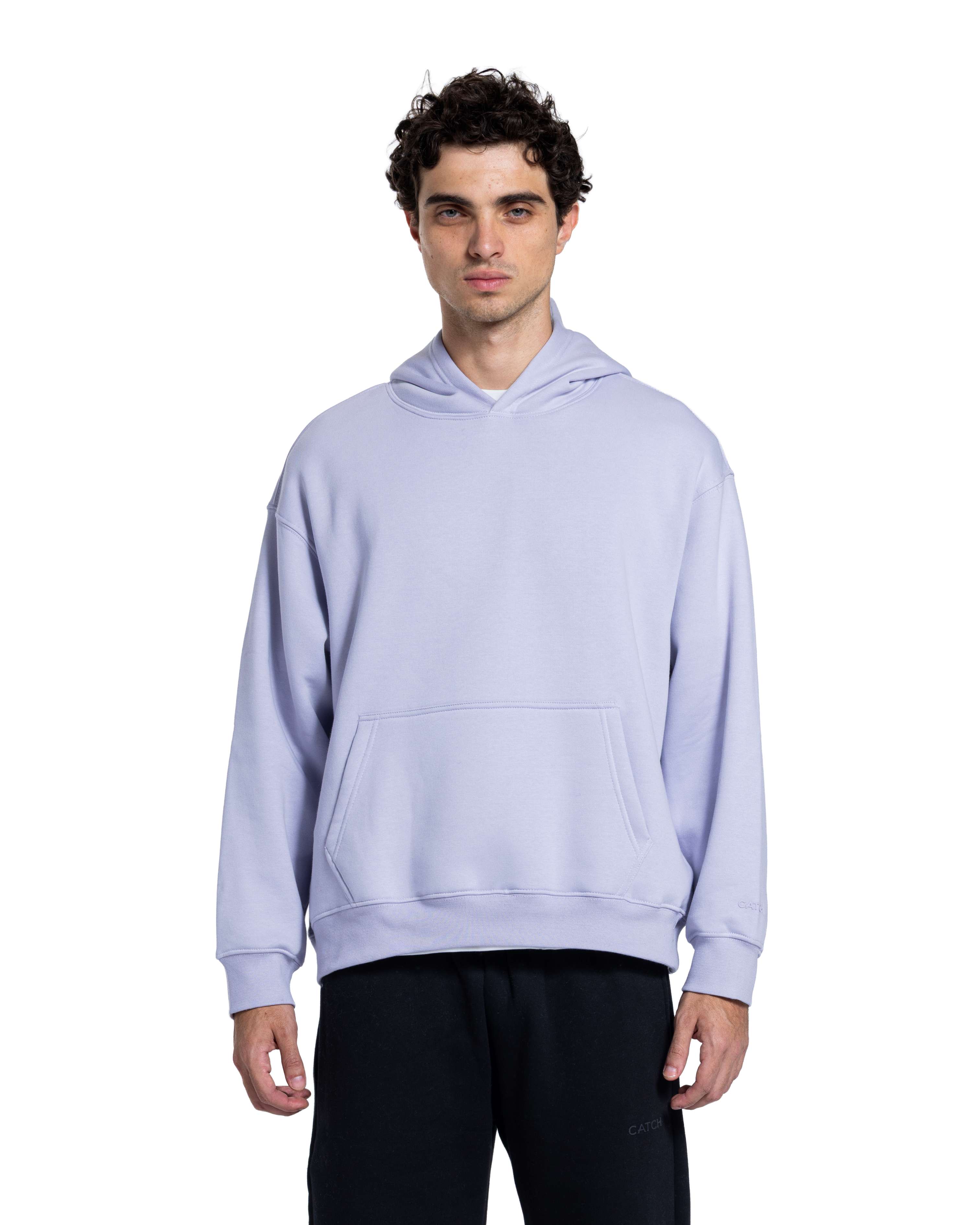 Basic Hoodie OverSized in L BLUE