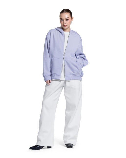 CATCH Essential Zip-Up Hoodie – Light Blue