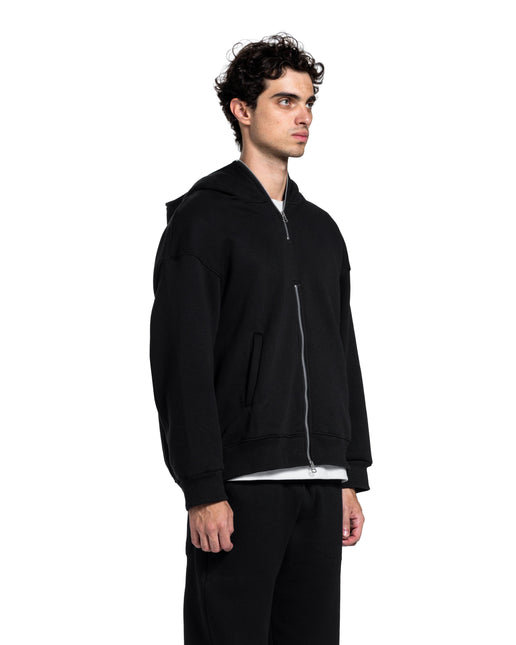 CATCH Black Full-Zip Hoodie