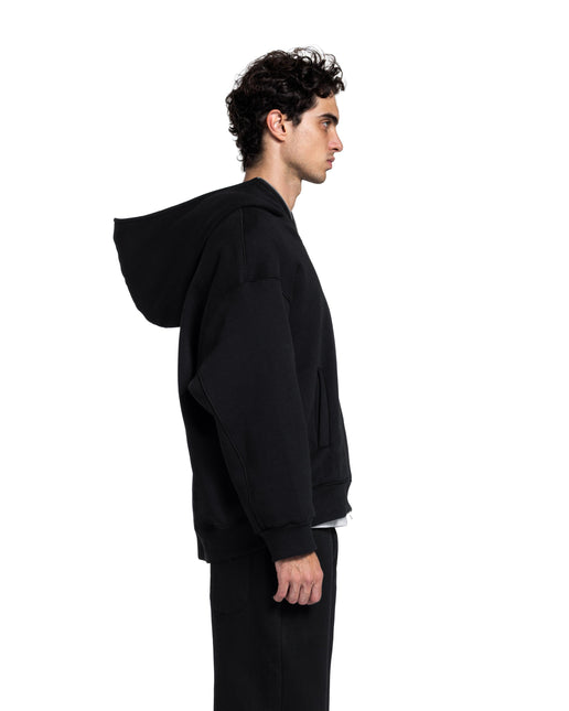 CATCH Black Full-Zip Hoodie