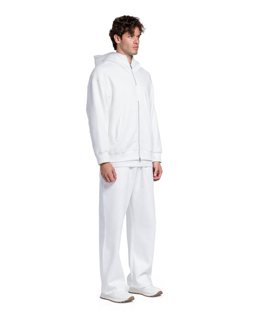 CATCH White Full-Zip Hoodie
