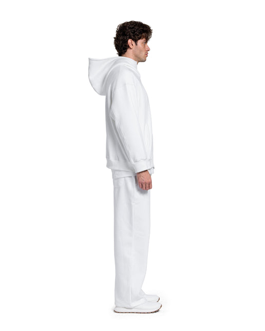 CATCH White Full-Zip Hoodie