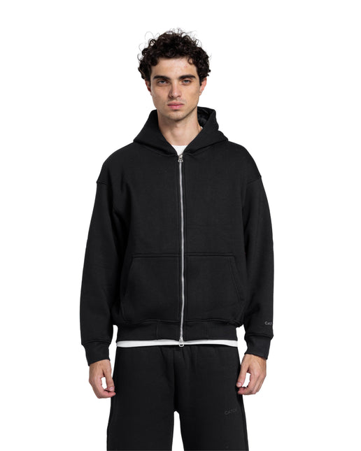 CATCH Essential Zip-Up Hoodie – Black