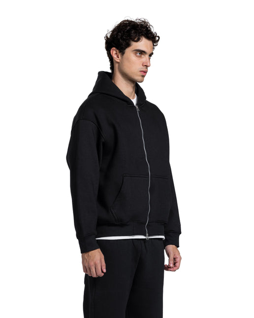 CATCH Essential Zip-Up Hoodie – Black