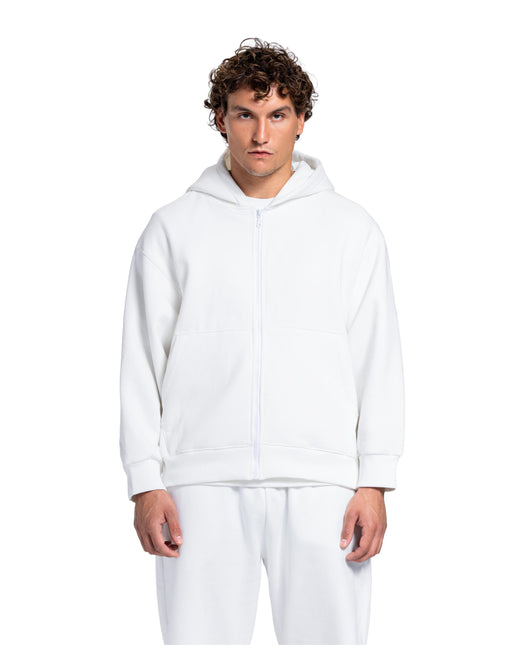 CATCH Signature Zip-Up Hoodie - White