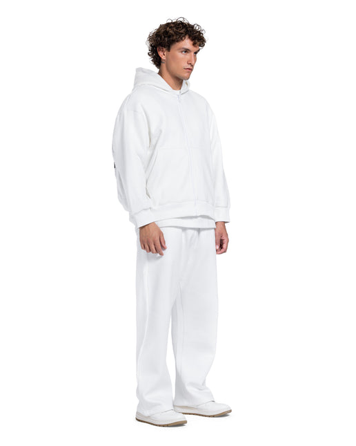 CATCH Signature Zip-Up Hoodie - White