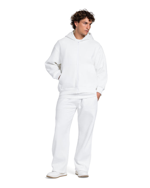 CATCH Signature Zip-Up Hoodie - White