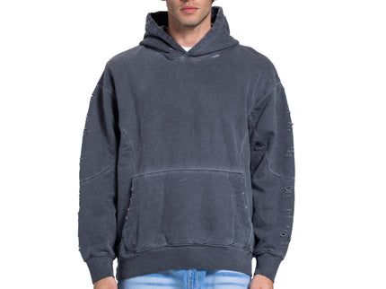 CATCH Washed Distressed Hoodie