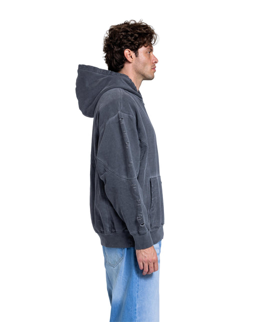 CATCH Washed Distressed Hoodie