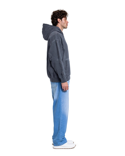 CATCH Washed Distressed Hoodie