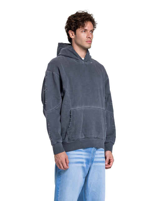 CATCH Washed Distressed Hoodie