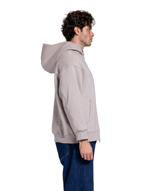 CATCH Beige Full-Zip Hoodie