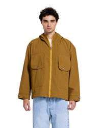 TEXTURED HOODED JACKET