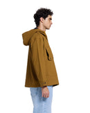 TEXTURED HOODED JACKET