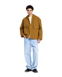 TEXTURED HOODED JACKET