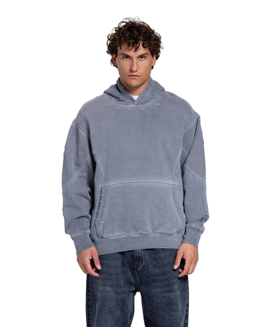 CATCH Washed Distressed Hoodie