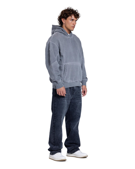 CATCH Washed Distressed Hoodie