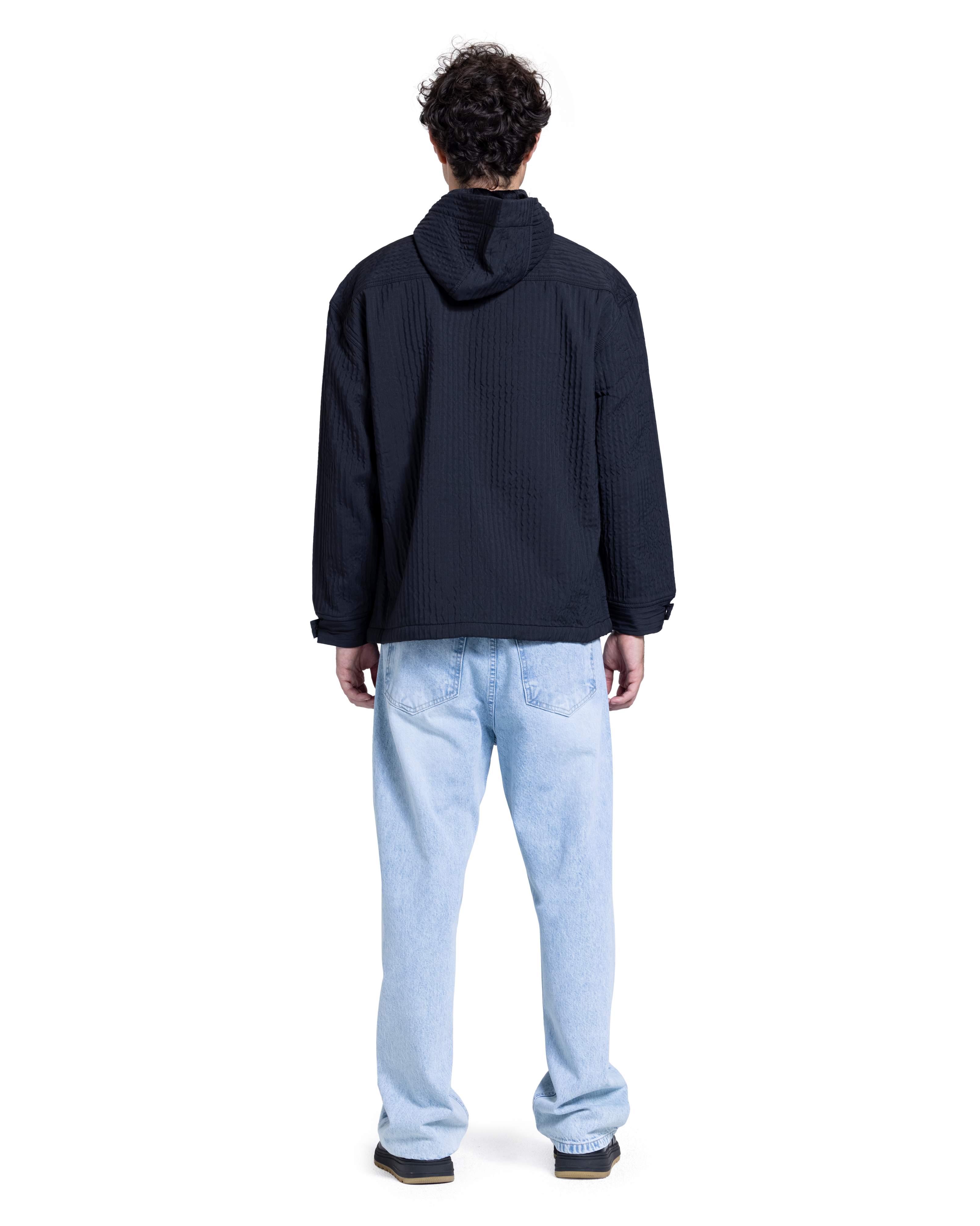 TEXTURED HOODED JACKET