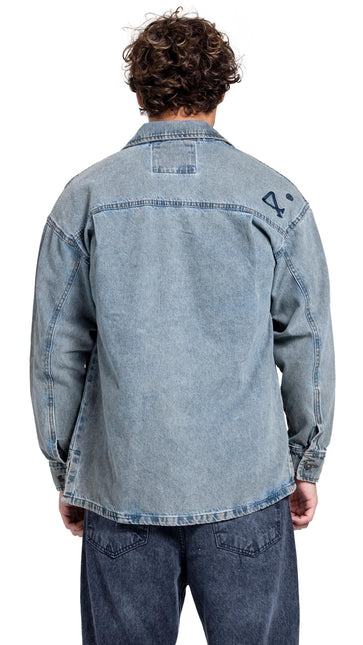 Washed Denim Overshirt