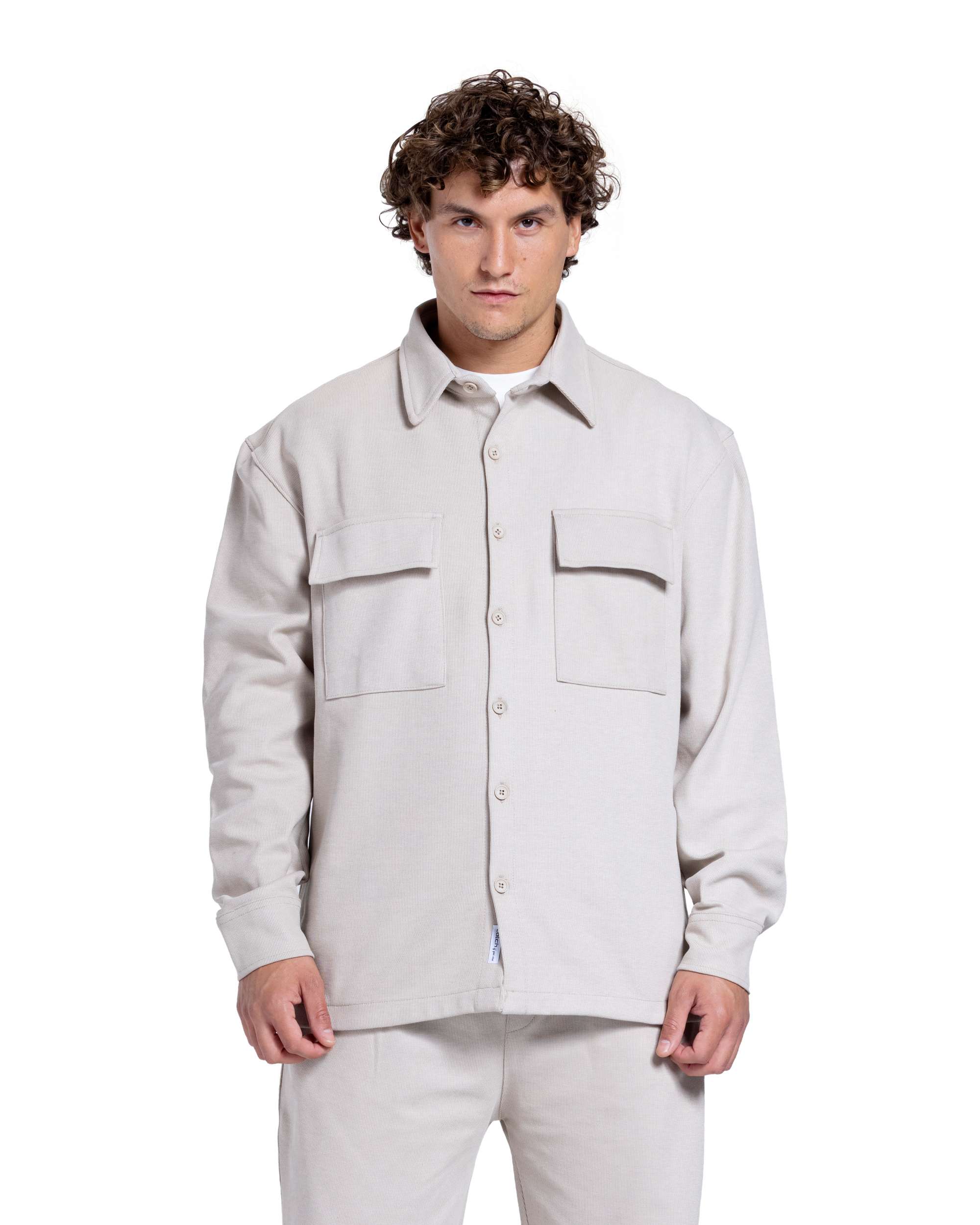 Textured Overshirt