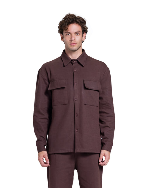 CATCH Textured Utility Overshirt Set