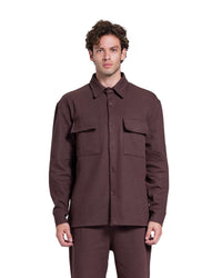 Textured Overshirt