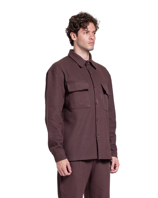 CATCH Textured Utility Overshirt Set
