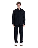 Textured Straight-Leg Trousers