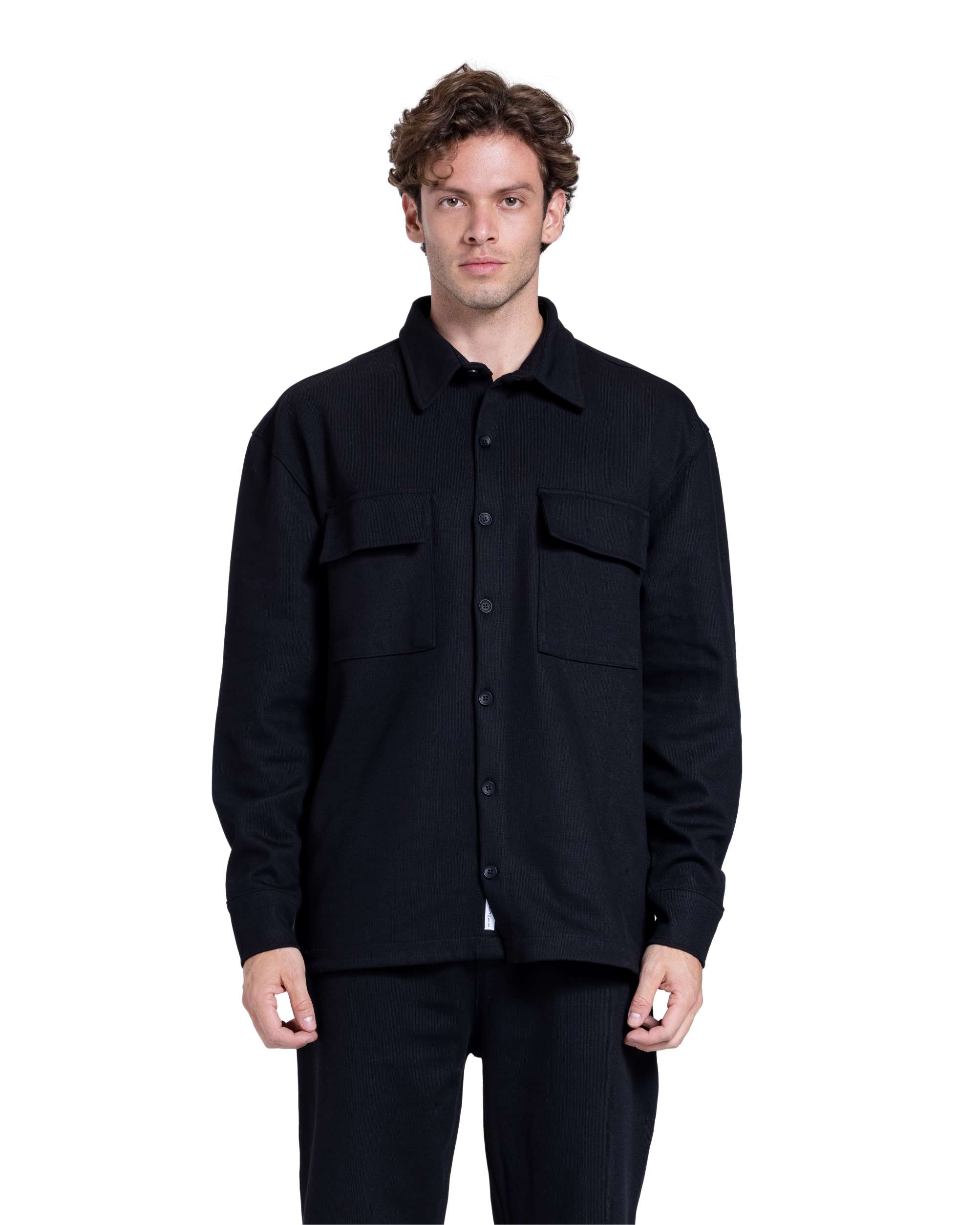 Textured Overshirt