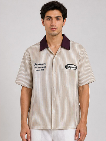 Resilience Striped Shirt – Box Fit