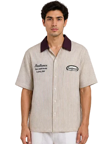 Resilience Striped Shirt – Box Fit
