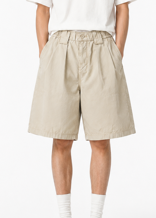 Balloon Pleated Trendy Shorts
