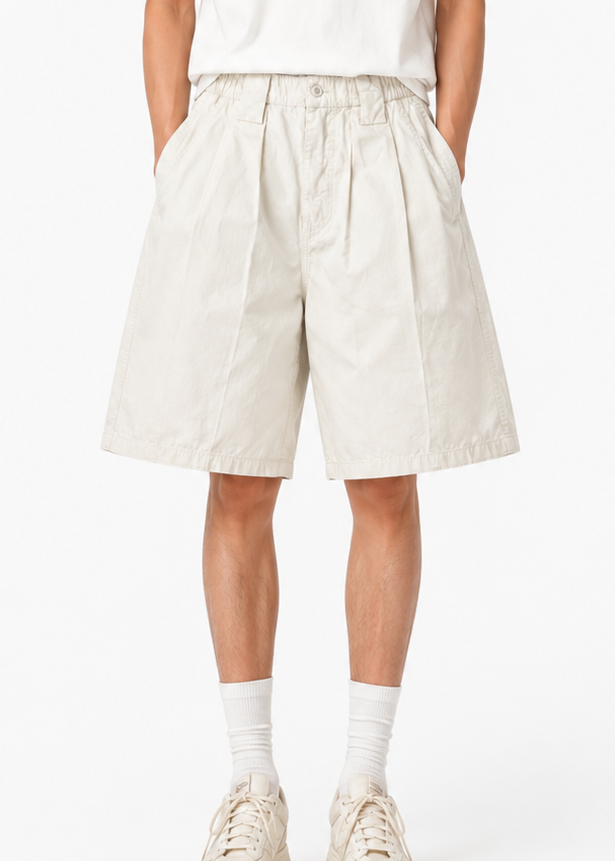 Balloon Pleated Trendy Shorts