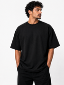 Box Textured Back Label T-Shirt