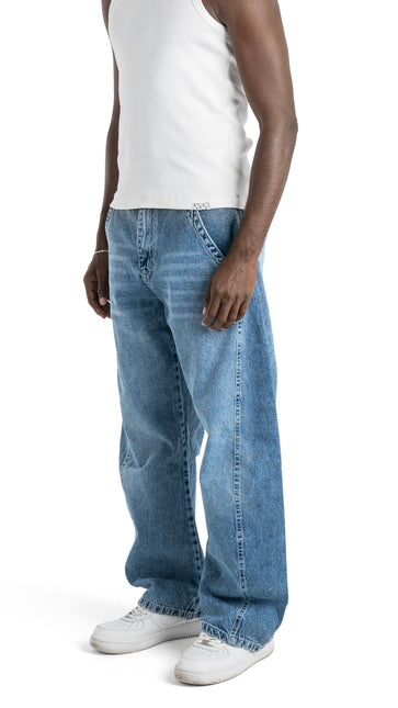 Washed Baggy Jeans